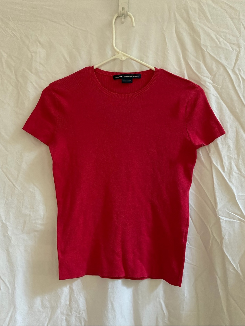 Ralph Lauren Short Sleeve Crewneck Top - Red